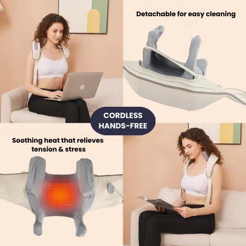 Relievio Shiatsu Cordless Neck & Shoulder Massager