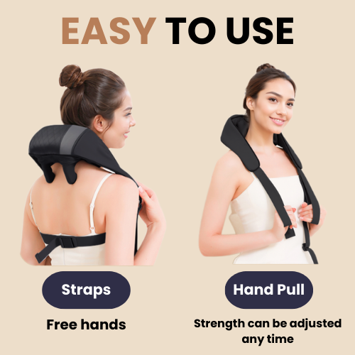 Relievio Shiatsu Cordless Neck & Shoulder Massager