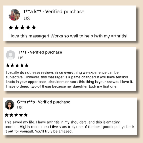 Relievio Shiatsu Cordless Neck & Shoulder Massager